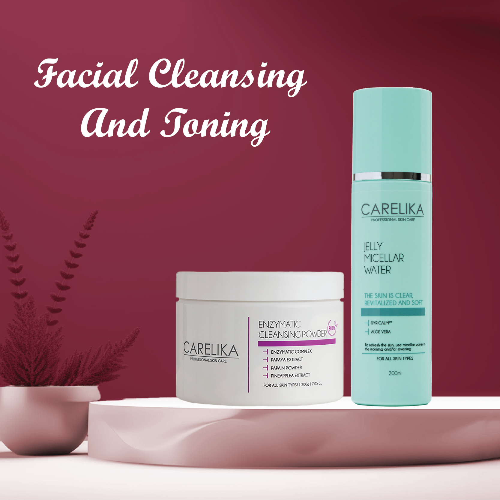 Facial Cleansing And Toning
