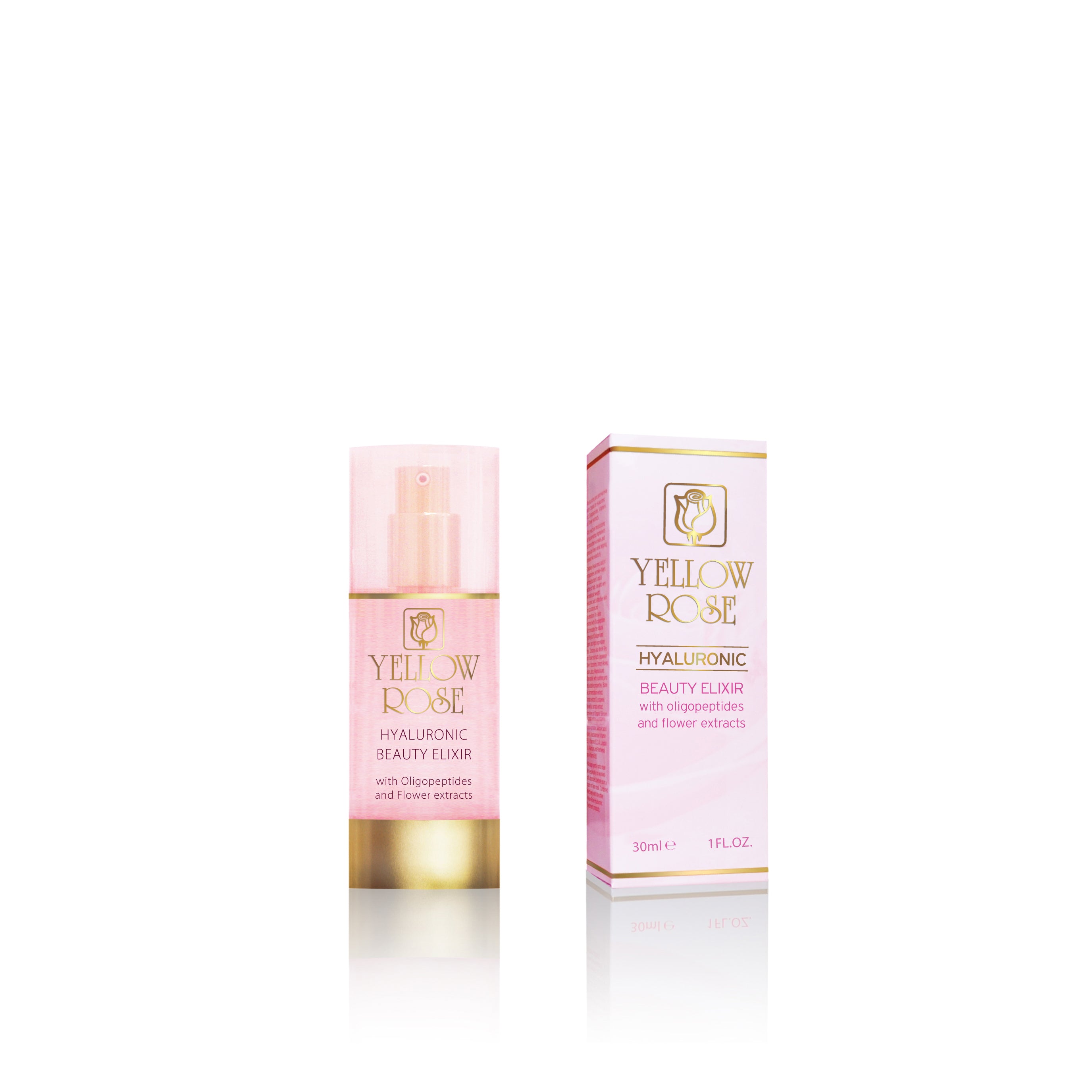 HYALURONIC BEAUTY ELIXIR with Oligopeptides and Flower Extracts