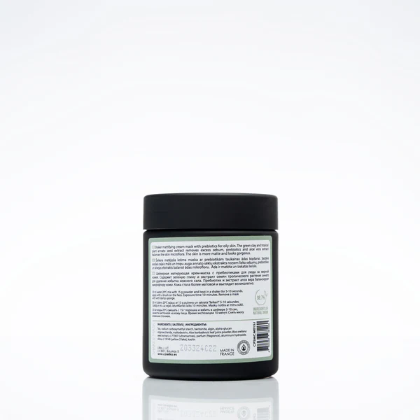 Shaker Prebiotic Creamy Mask Green Clay