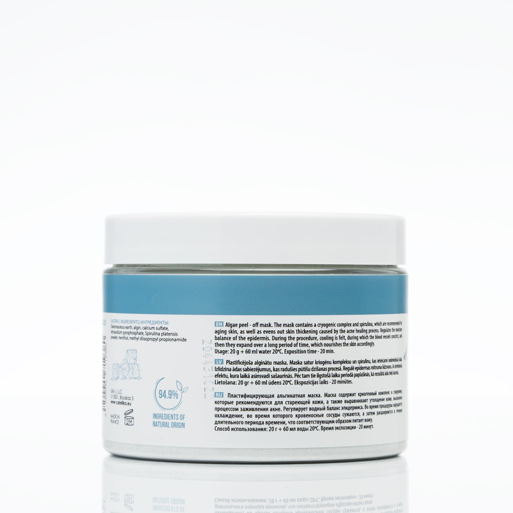 Carelika Cryogenic Complex Algae Peel Offmask