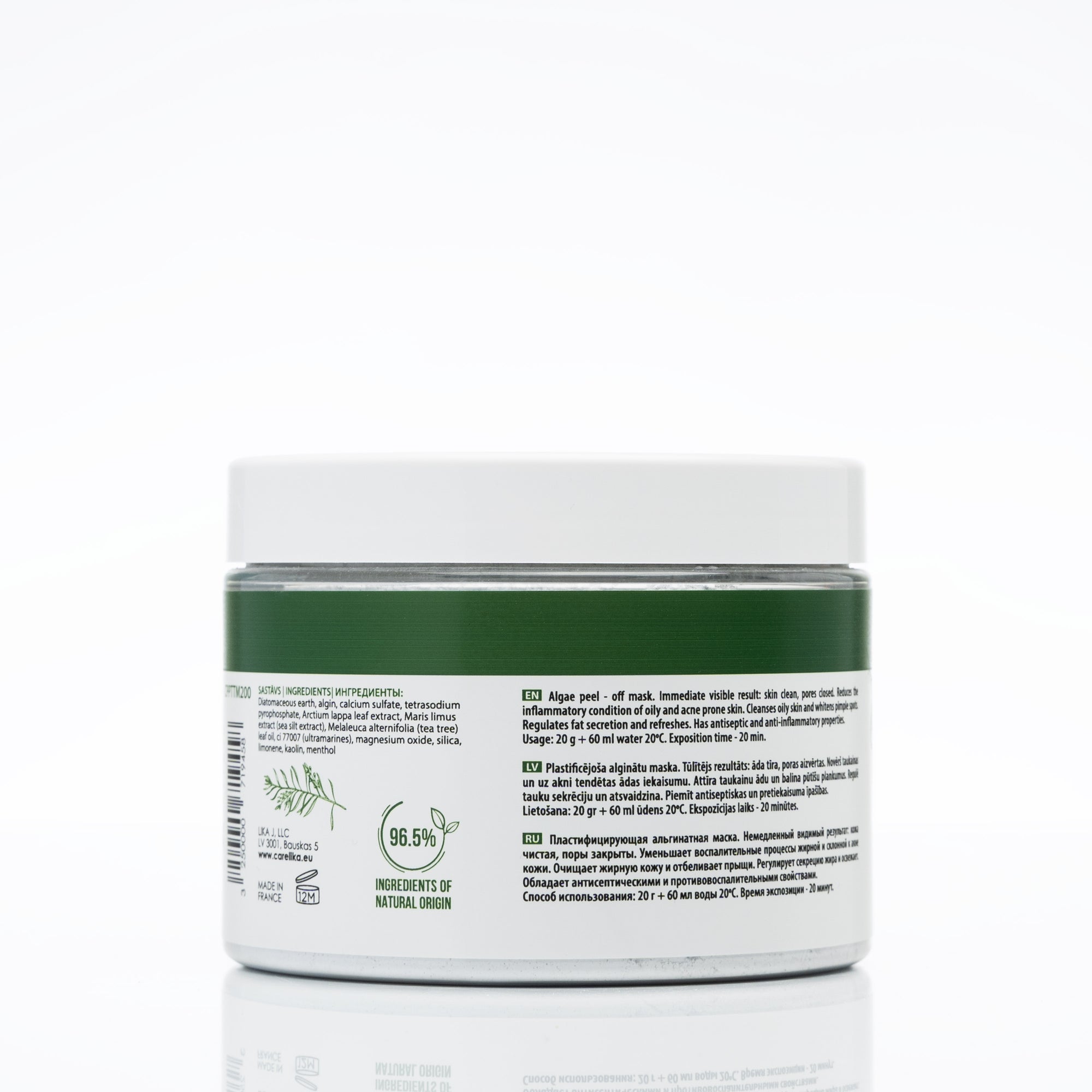 Carelika Tea Tree Oil Algae Peel Off Mask