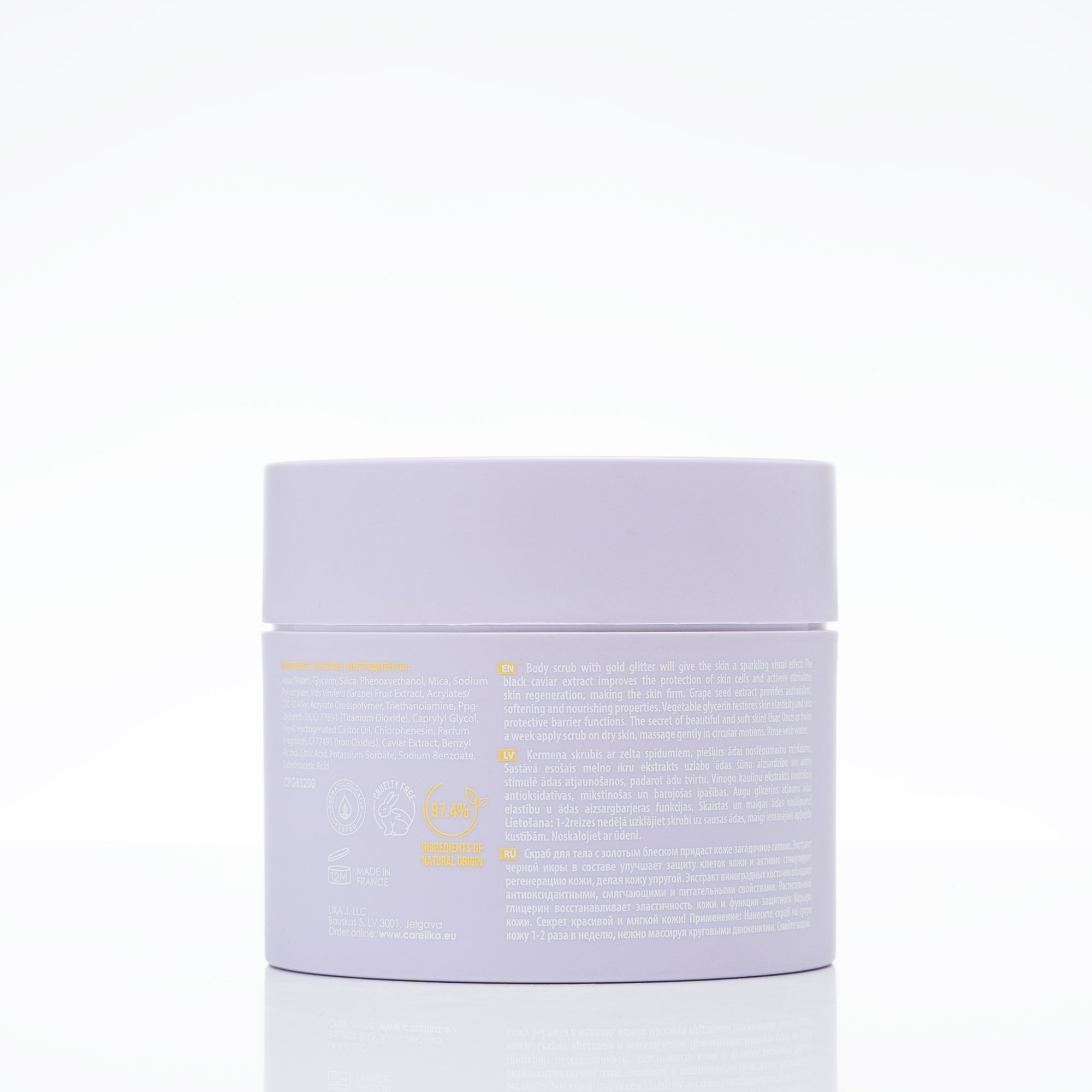 Carelika Gold Body Scrub