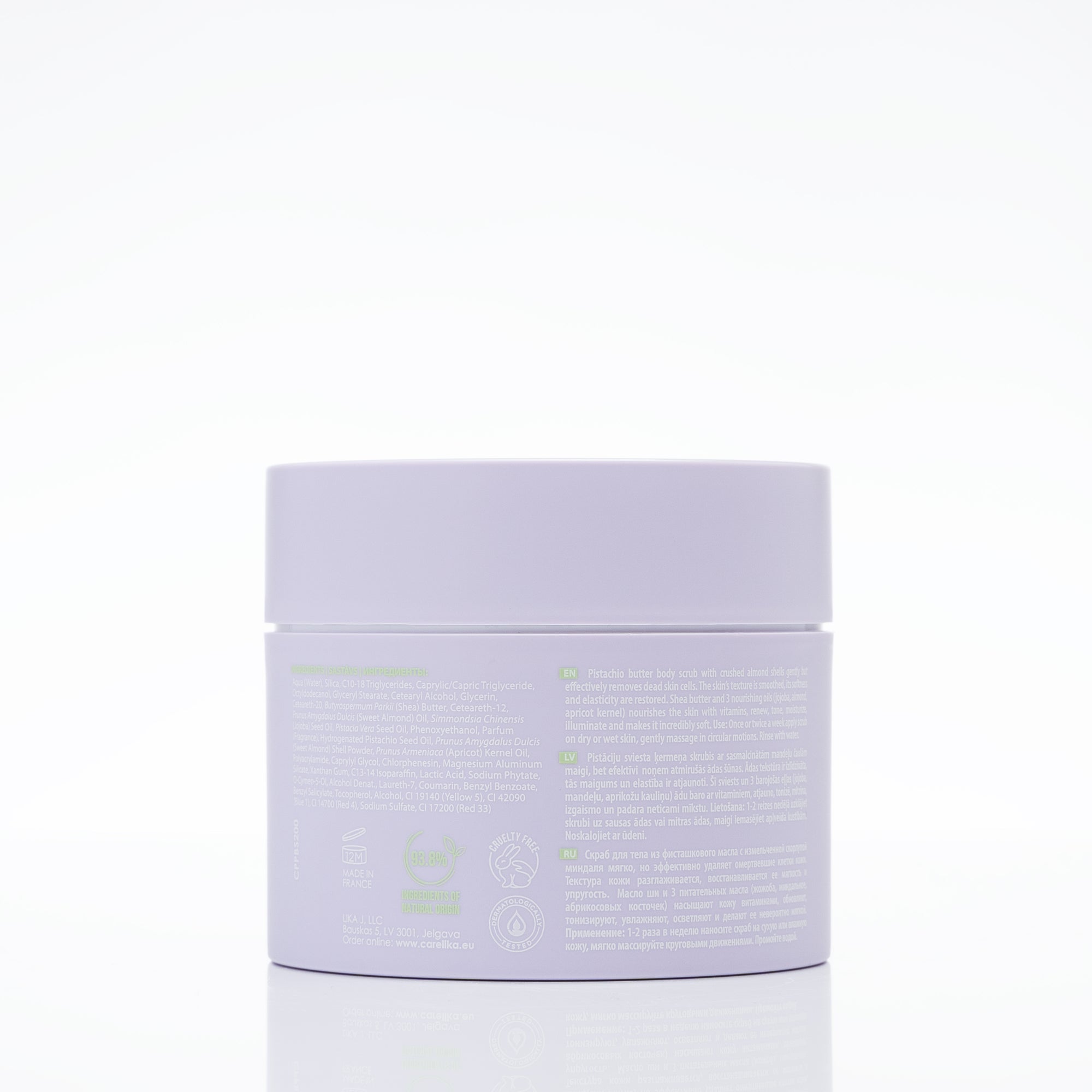 Carelika Pistachio Body Scrub