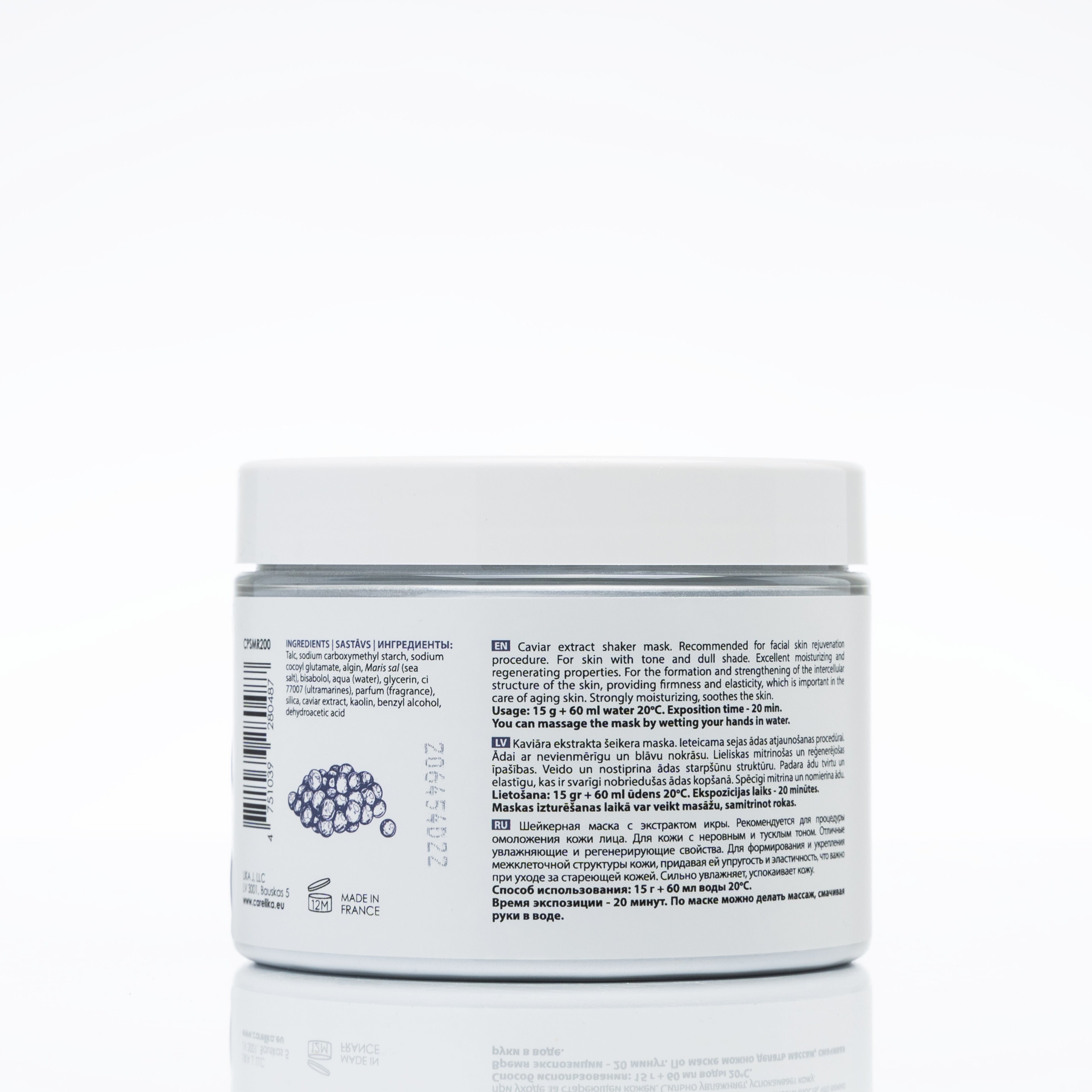 Carelika Shaker Mask Smoussy Revitalising With Caviar