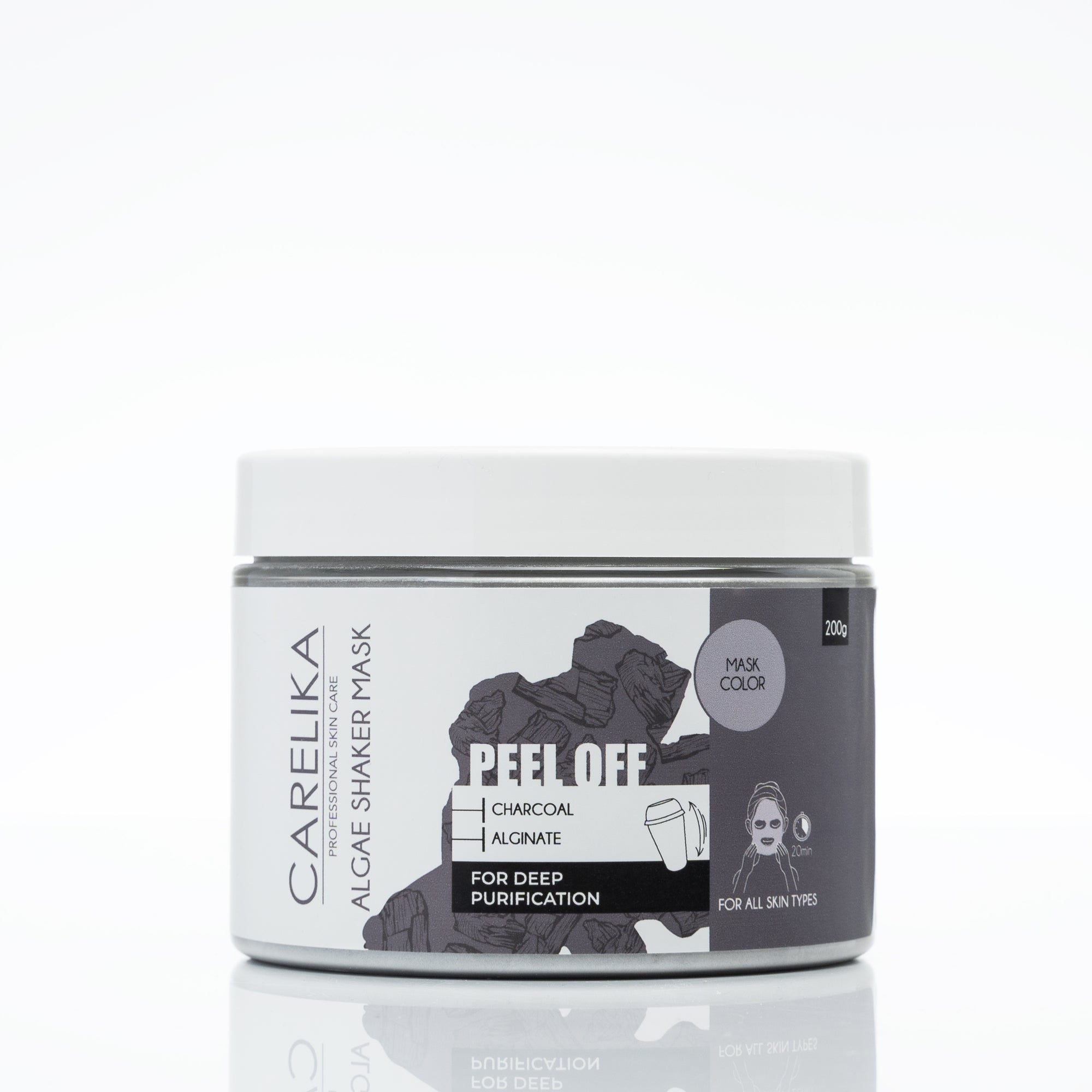 Carelika Charcoal Shaker Peel Off Mask