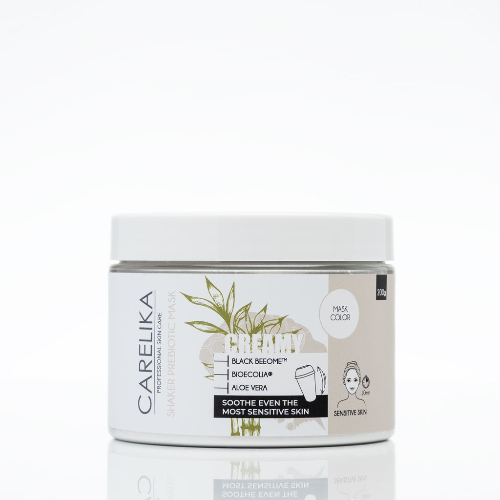 Carelika Shaker Prebiotic Creamy Mask Black Beeometm
