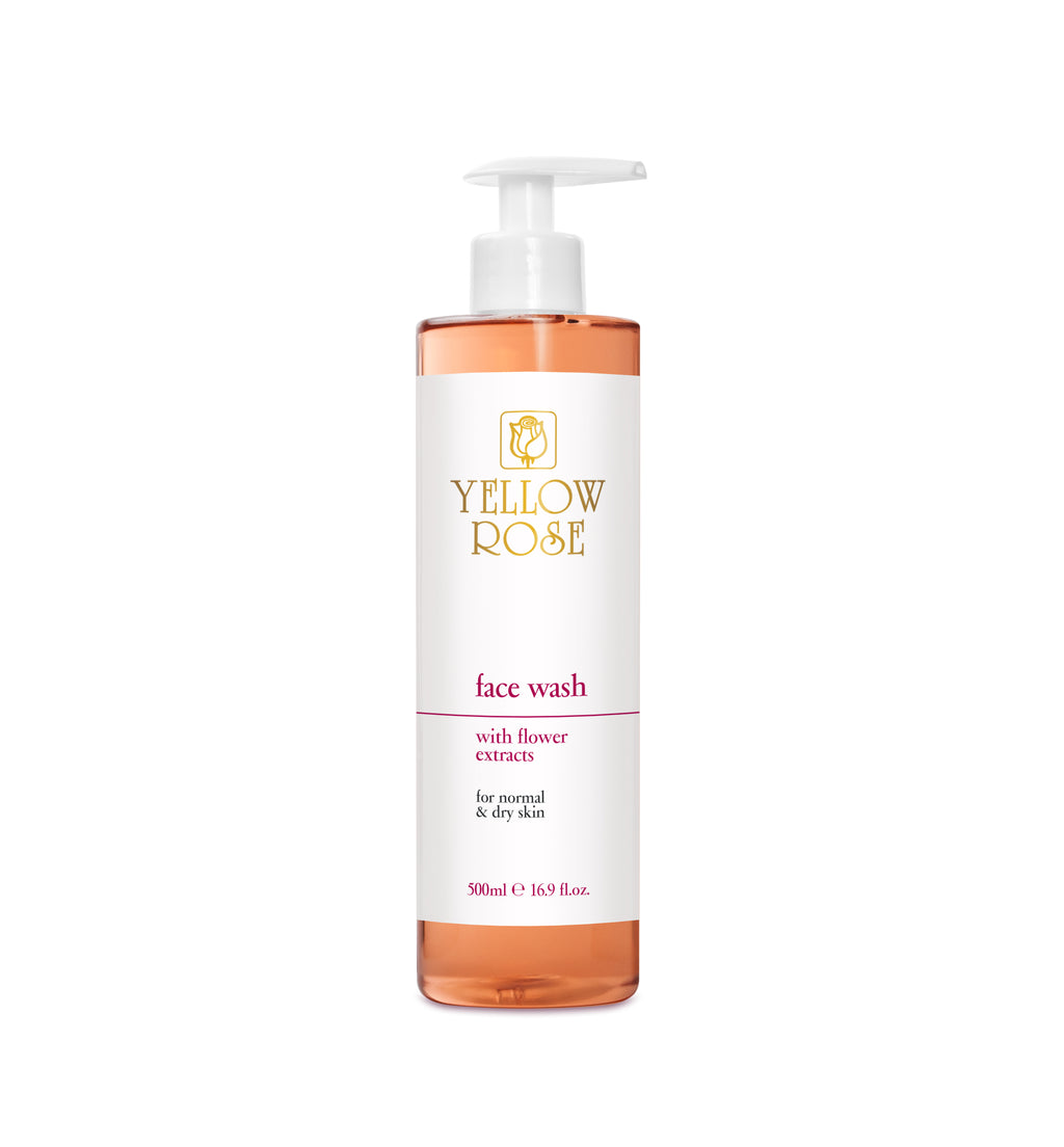 FACE WASH with flower extracts