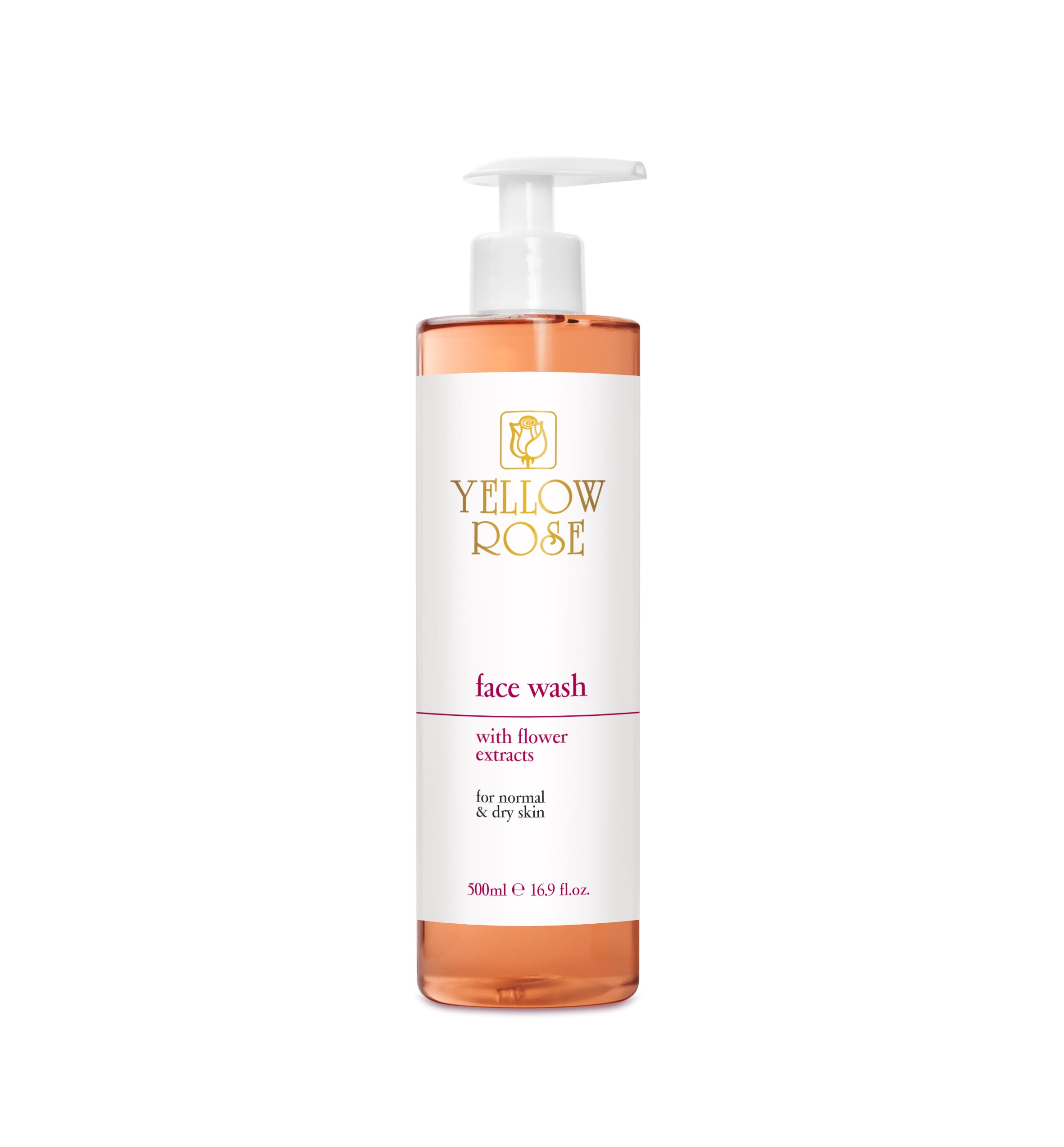 FACE WASH with flower extracts