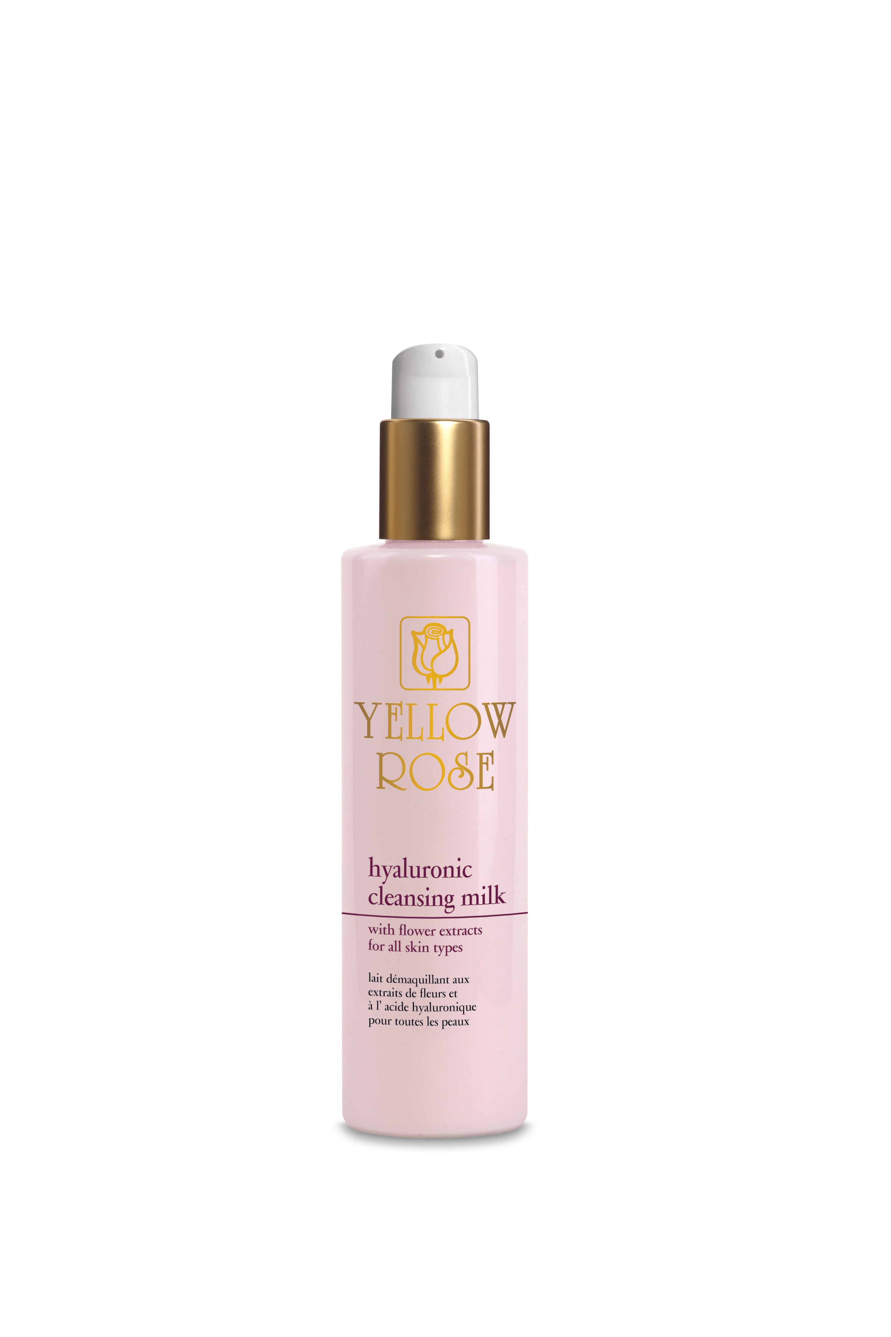 HYALURONIC CLEANSING MILK with flower extracts