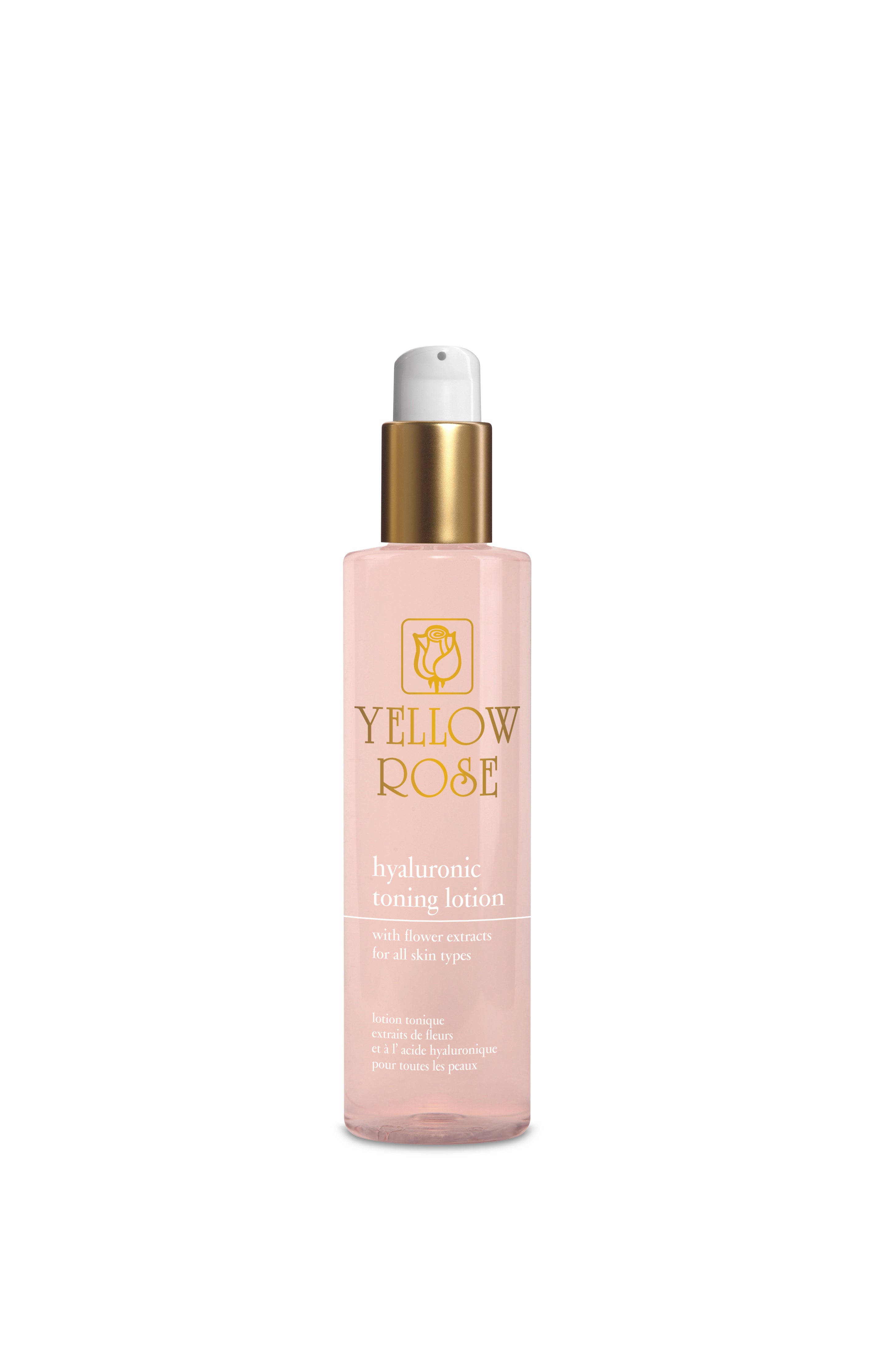 HYALURONIC TONING LOTION with flower extracts