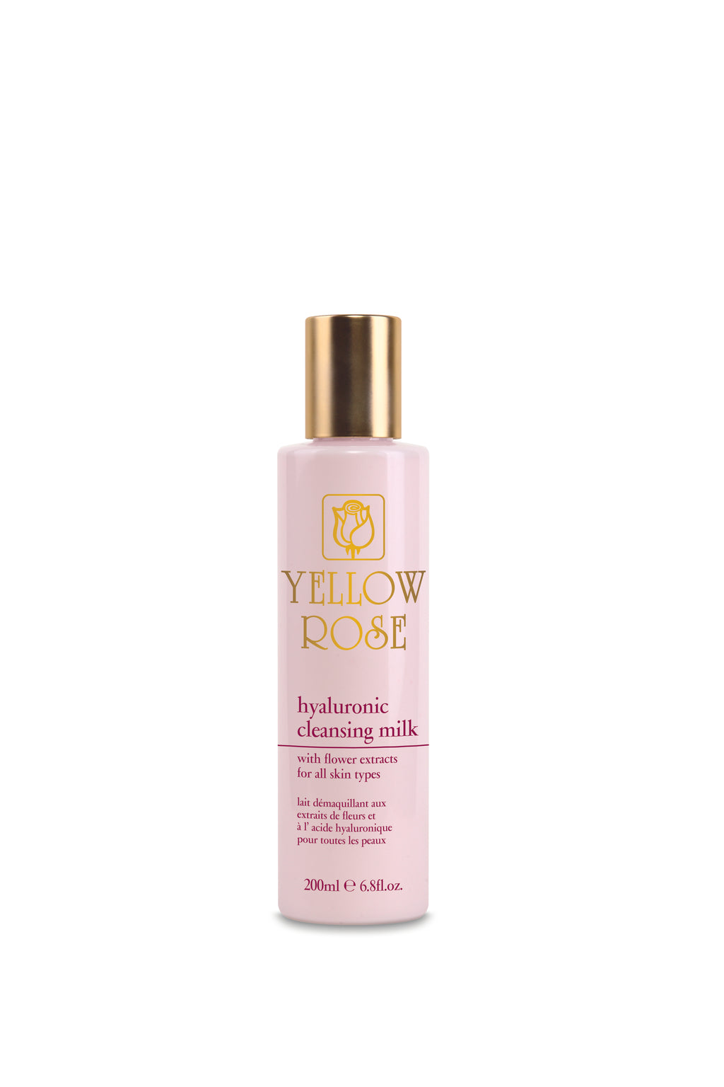 HYALURONIC CLEANSING MILK with flower extracts