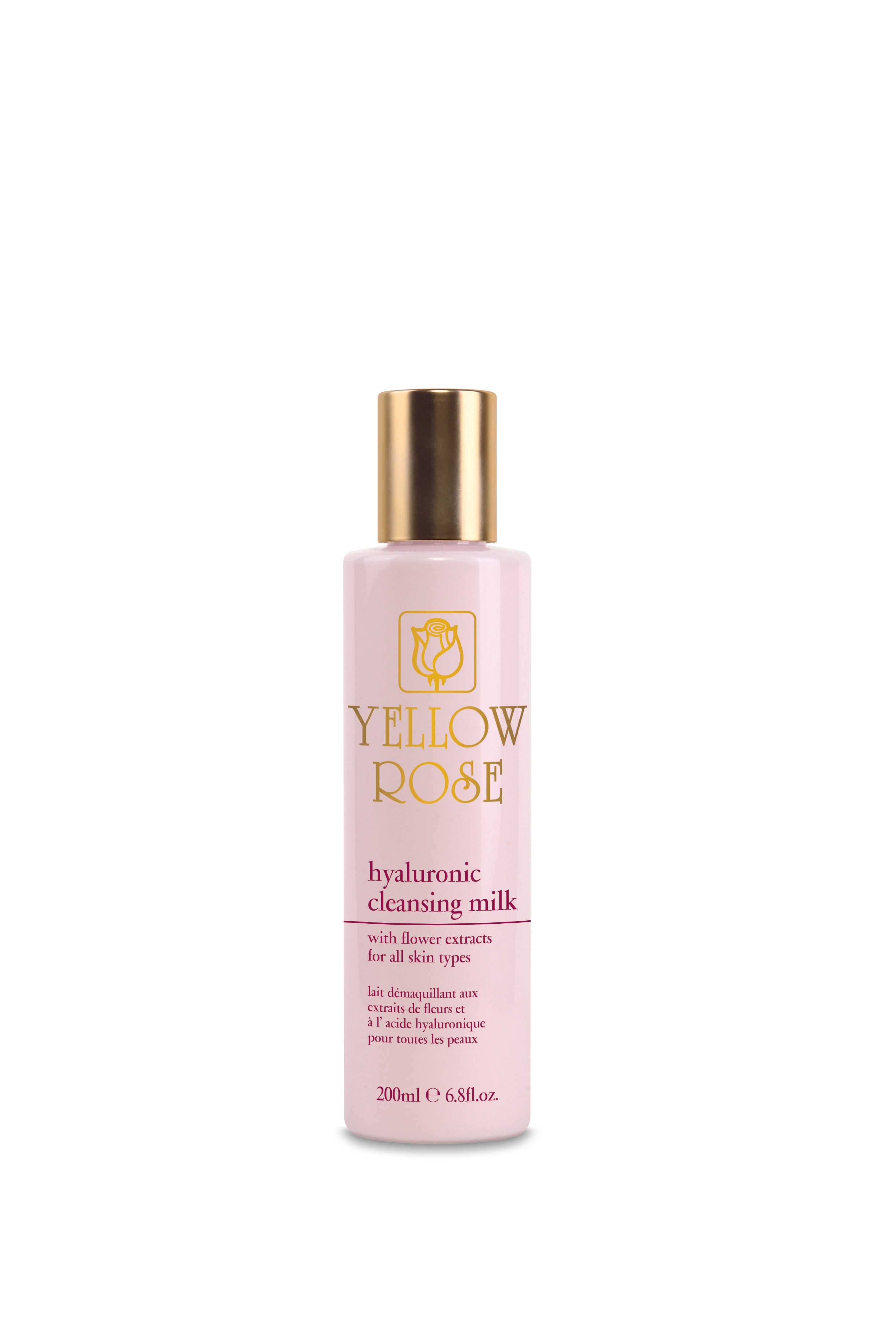HYALURONIC CLEANSING MILK with flower extracts