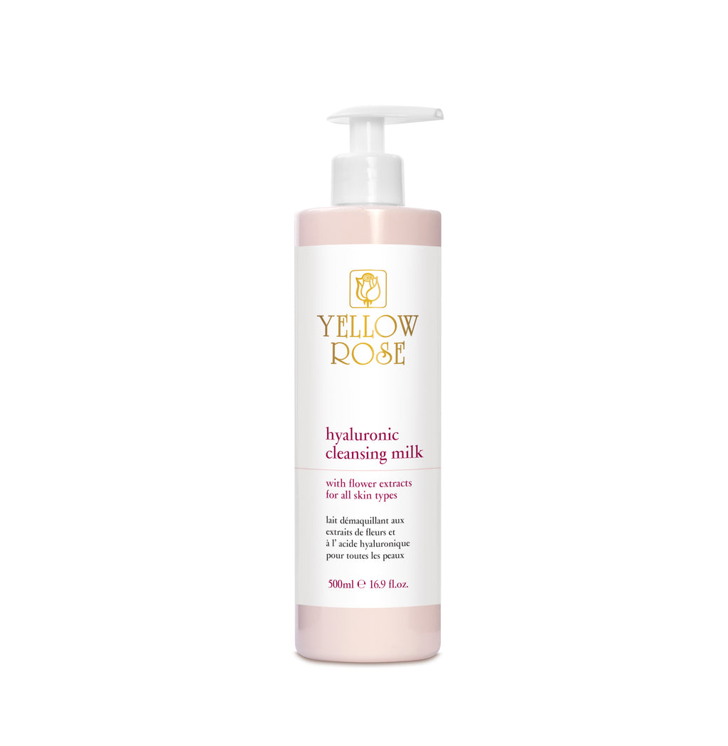 HYALURONIC CLEANSING MILK with flower extracts